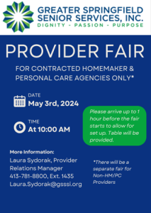 Provider fair May 2024